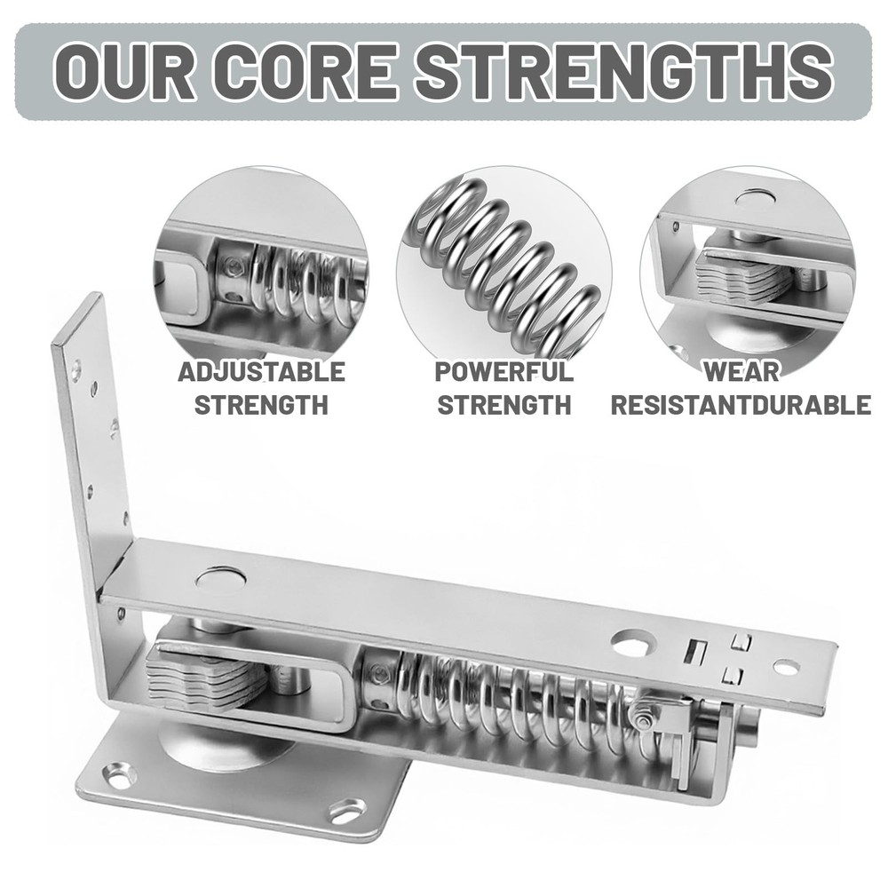 Double Action Spring Hinges -Swinging Door Hinge -Pivot Hinge，with Cover Plat...