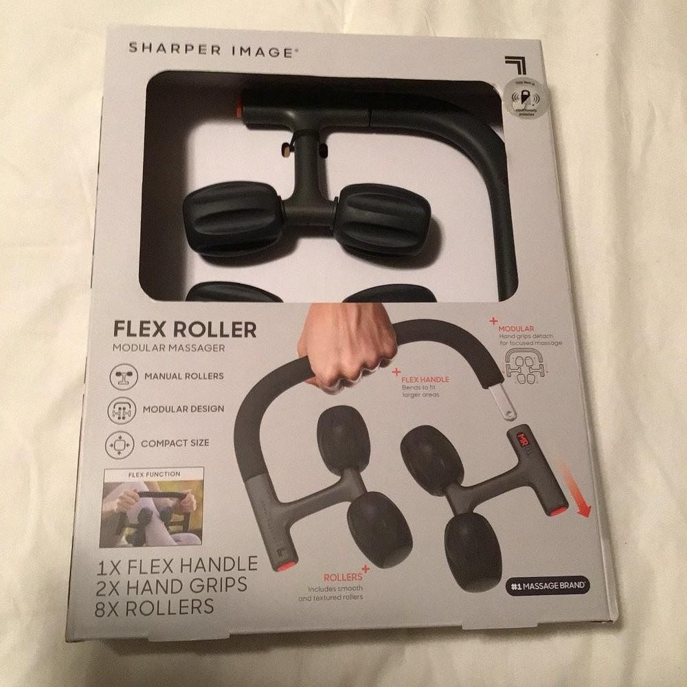 NIB Sharper Image Flex Roller
