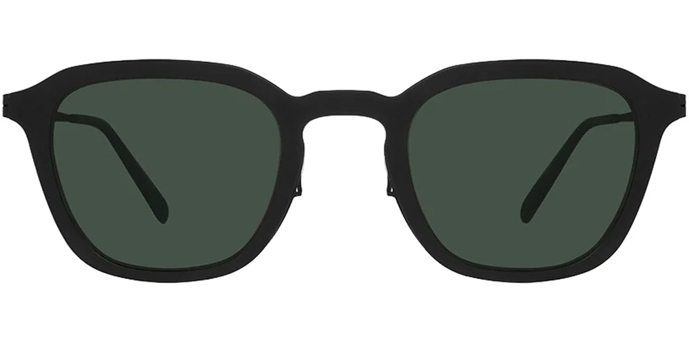 Modo Polarized Black Soft Square Sunglasses - MS695SBLK0050