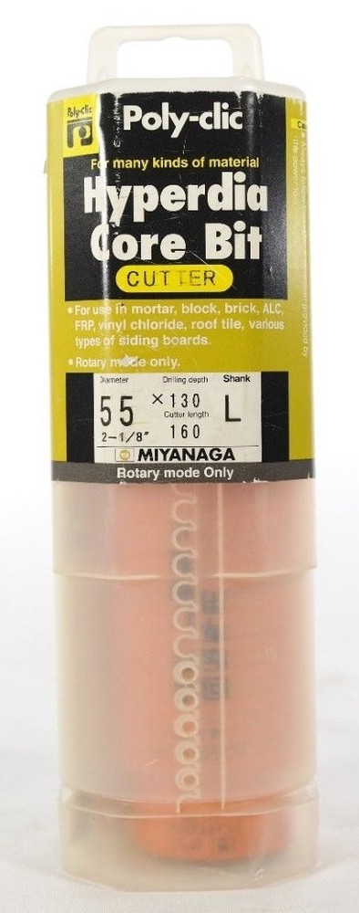 Miyanaga PCHPD055C Poly Clic Quick Change Hyperdia Core Bit TF