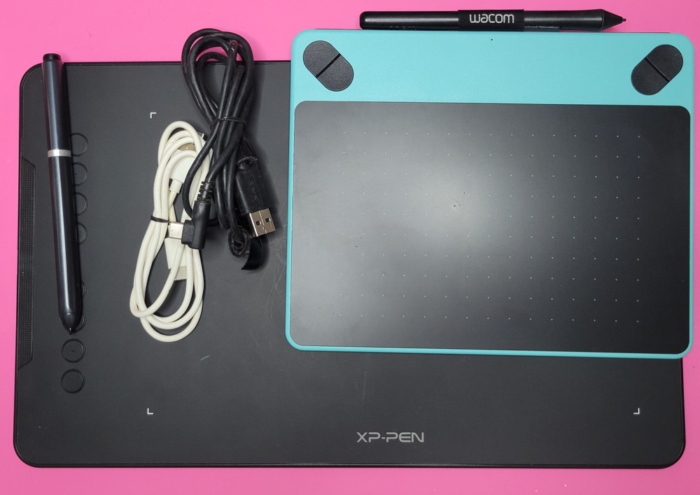 Drawing Tablet Bundle (XP Pen & Wacom Intuos) Read Desc