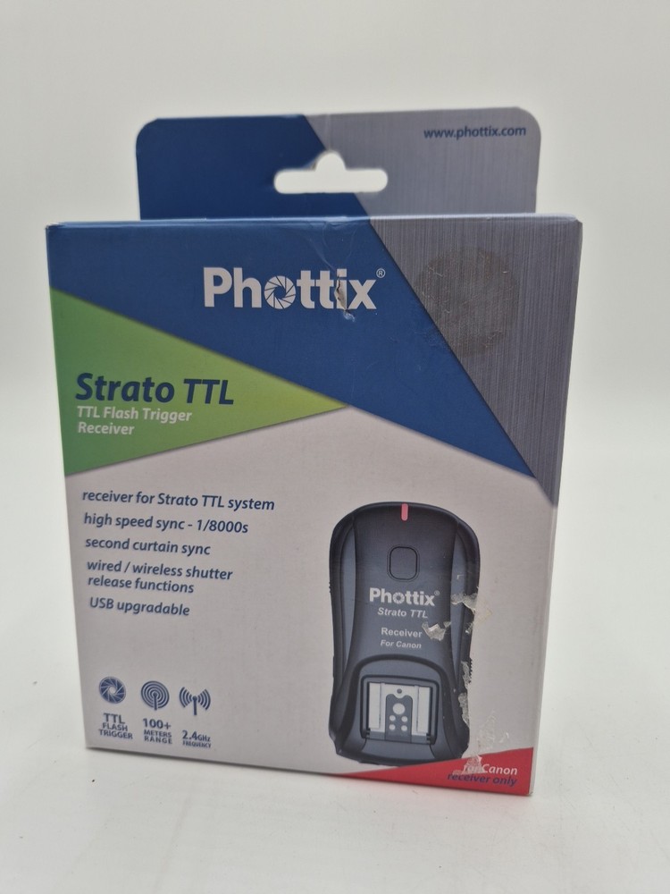 Phottix Strato TTL Flash Trigger Transmitter/Receiver for Canon Digital Camera