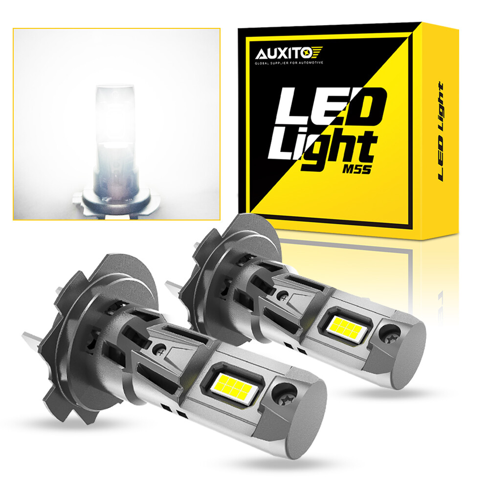CANBUS H7 LED Headlight Super Bright Bulbs Kit White 22000LM High/Low Beam 6500K