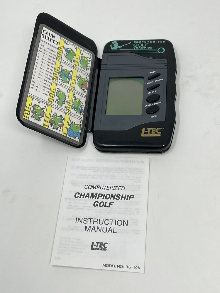 L-Tec Computerized Championship Golf handheld game LTG-106