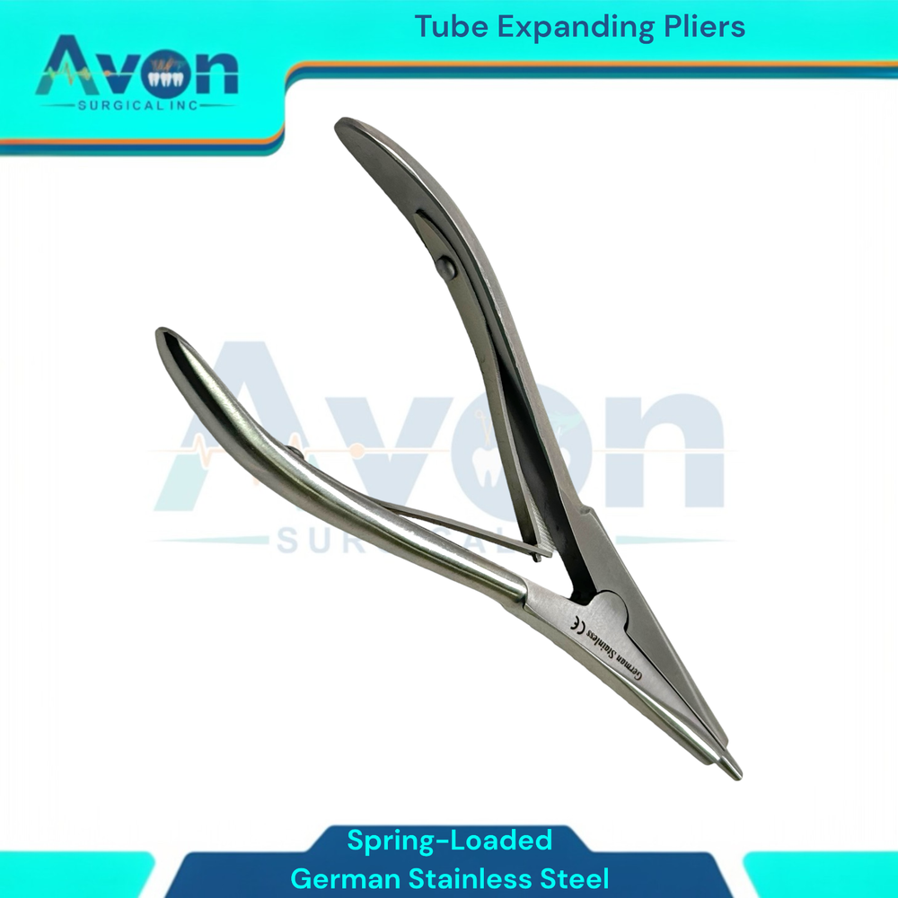 Multi-Function Tube Expanding Pliers, Hearing Aid Tubing Expander, Spring-Loaded