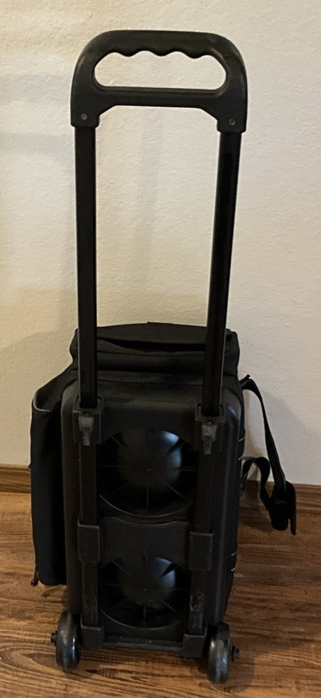 2 Bowling Balls And Roller Carry Case