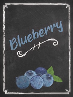 LD Carlson Blueberry Mist Wine Labels