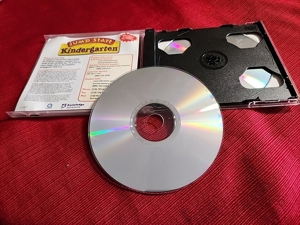 Jump Start Kindergarten CD ROM computer Windows Power Macintosh Jumpstart