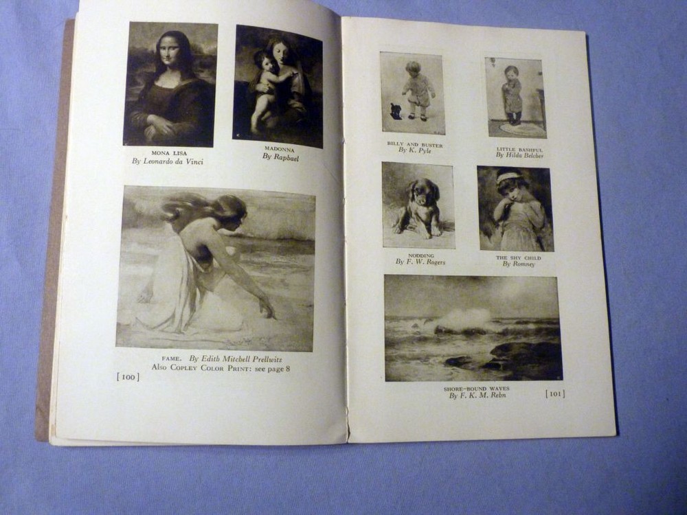 Copley Prints, Color Prints & Etchings Catalog 1915 paperback