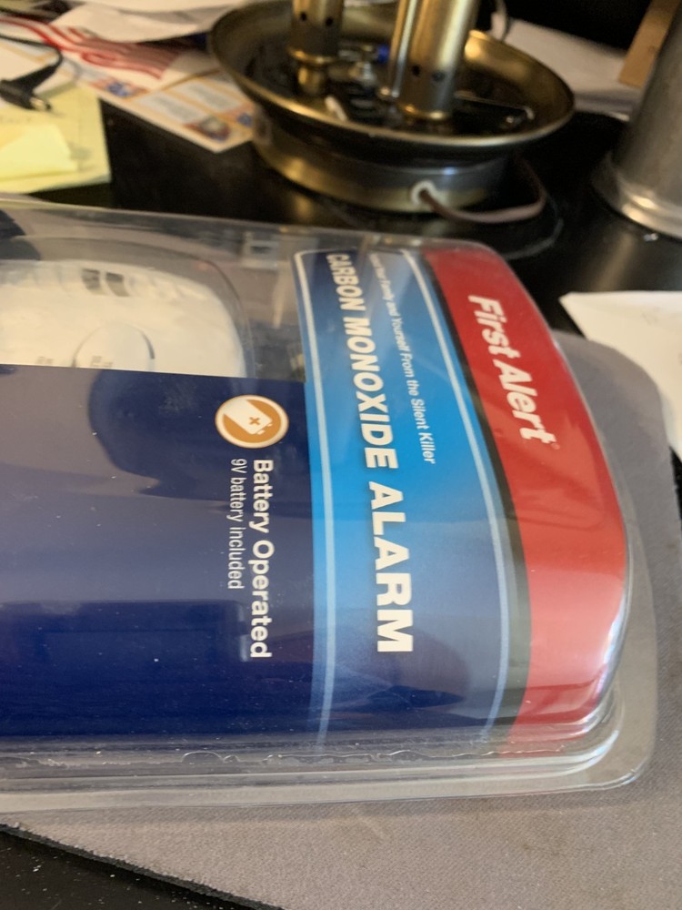 First Alert   Carbon Monoxide Alarm  with Battery