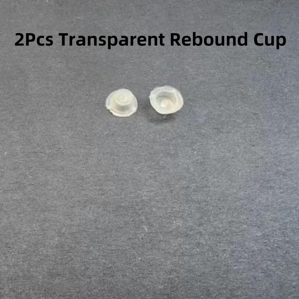 Replacement Keyboard Numbers Letters Symbols Key Cap 2 PCS Transparent Cup