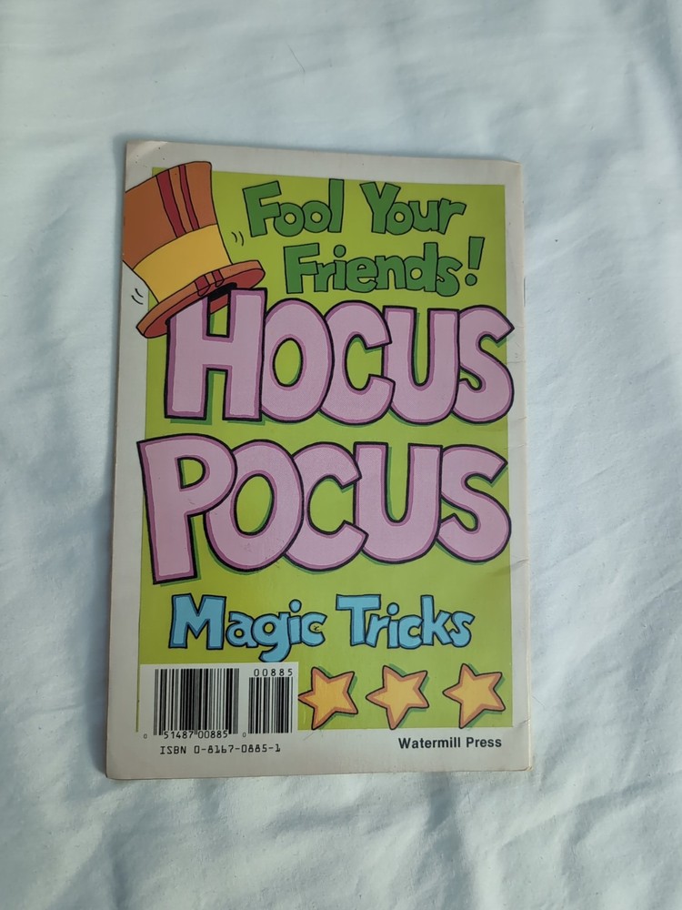 Fool Your Friends Hocus Pocus Magic Tricks Book