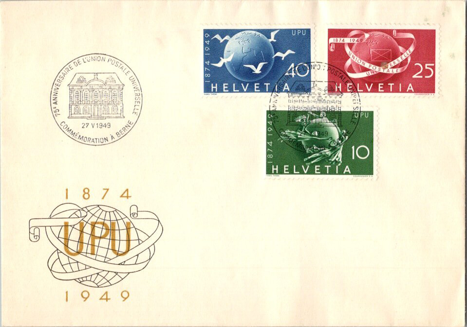 Switzerland Scott 322-324 Unaddressed.