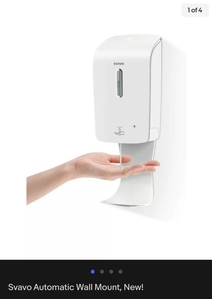 Svavo Automatic Wall Mount, New!  650 Ml