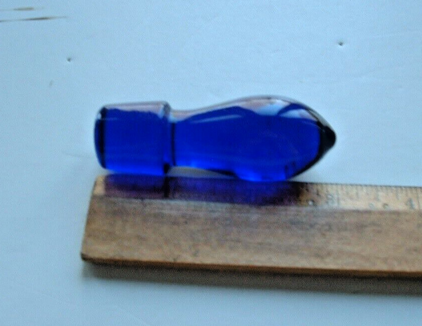 Colbalt blue glass stopper