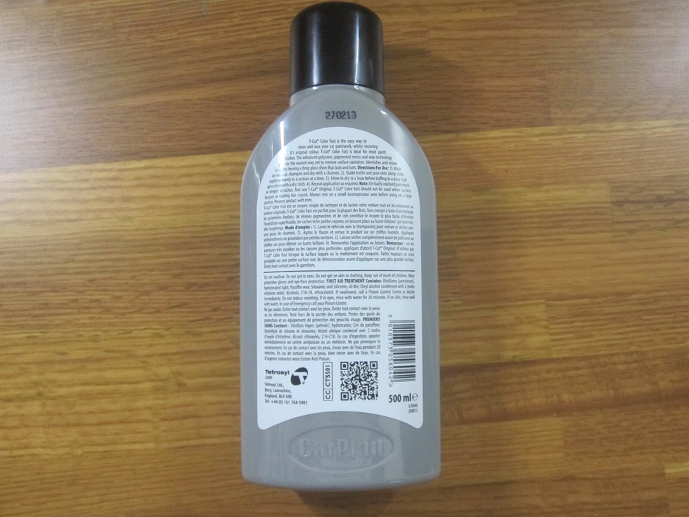 T-Cut Scratch Remover Color Fast Paint Restorer - Light Silver 500ml