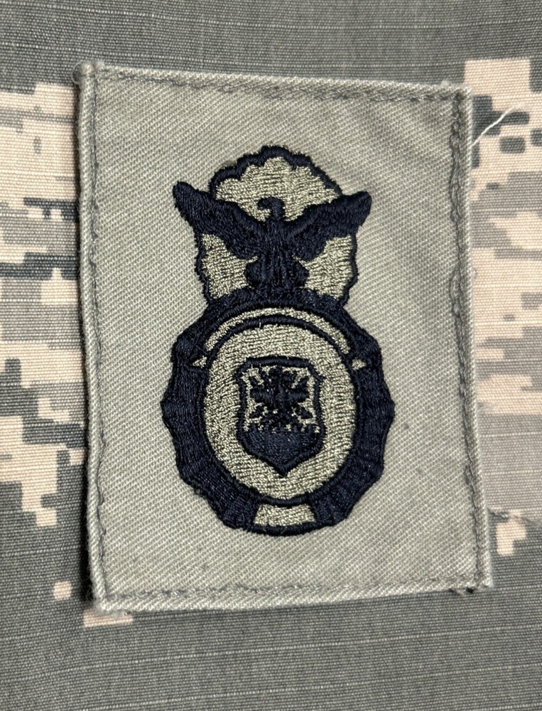 US Air Force Basic Force Protection/Security Forces Badge Set ABU Sew-On USAF