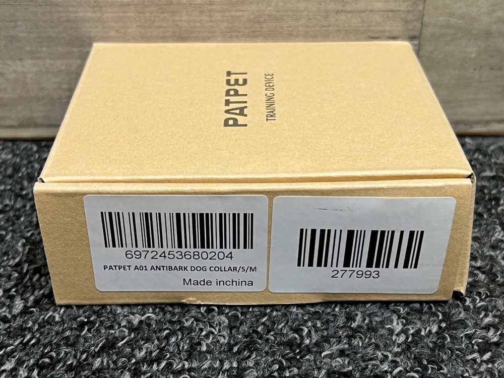 Patpet Smart Training Device A01 Bark Control Collar Small-Medium Size