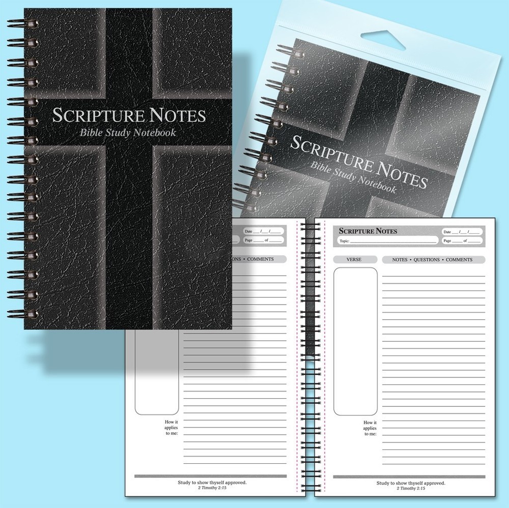 Journal NOTEBOOK - Blank Study Sermon Note Bible Outline- Great for All Ages NEW