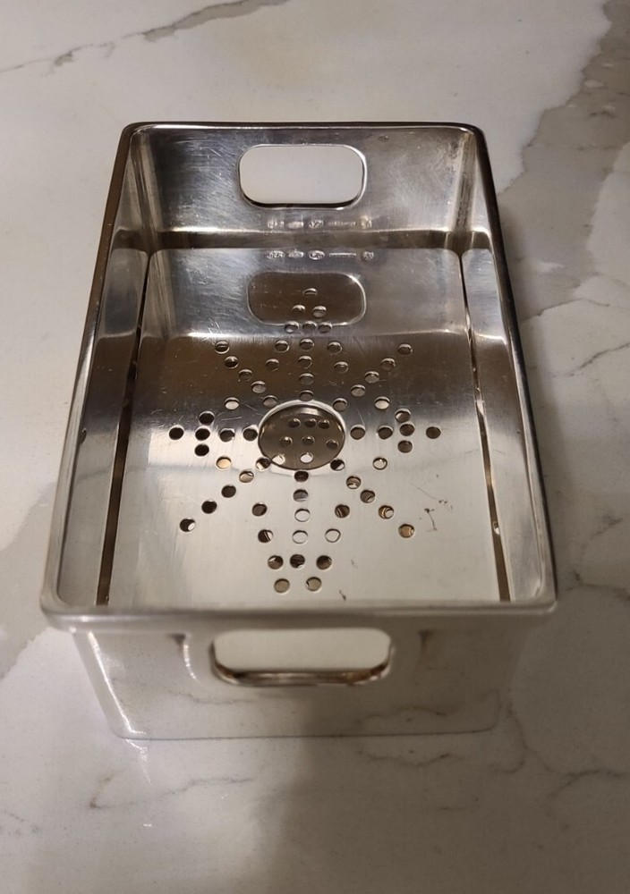 ART DECO STERLING SILVER CAVIAR SERVING DISH