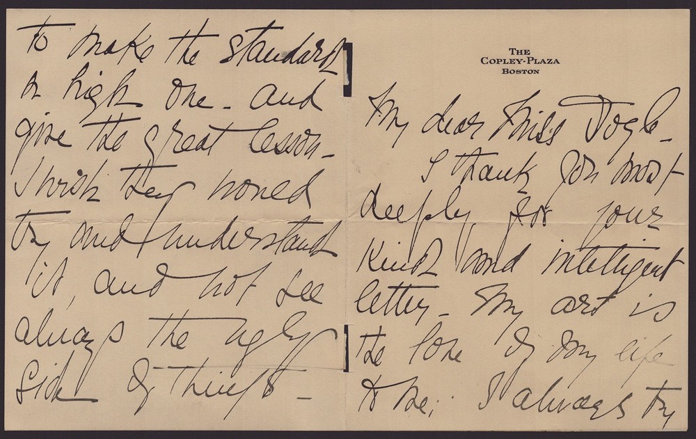 MARY GARDEN - AUTOGRAPH LETTER SIGNED