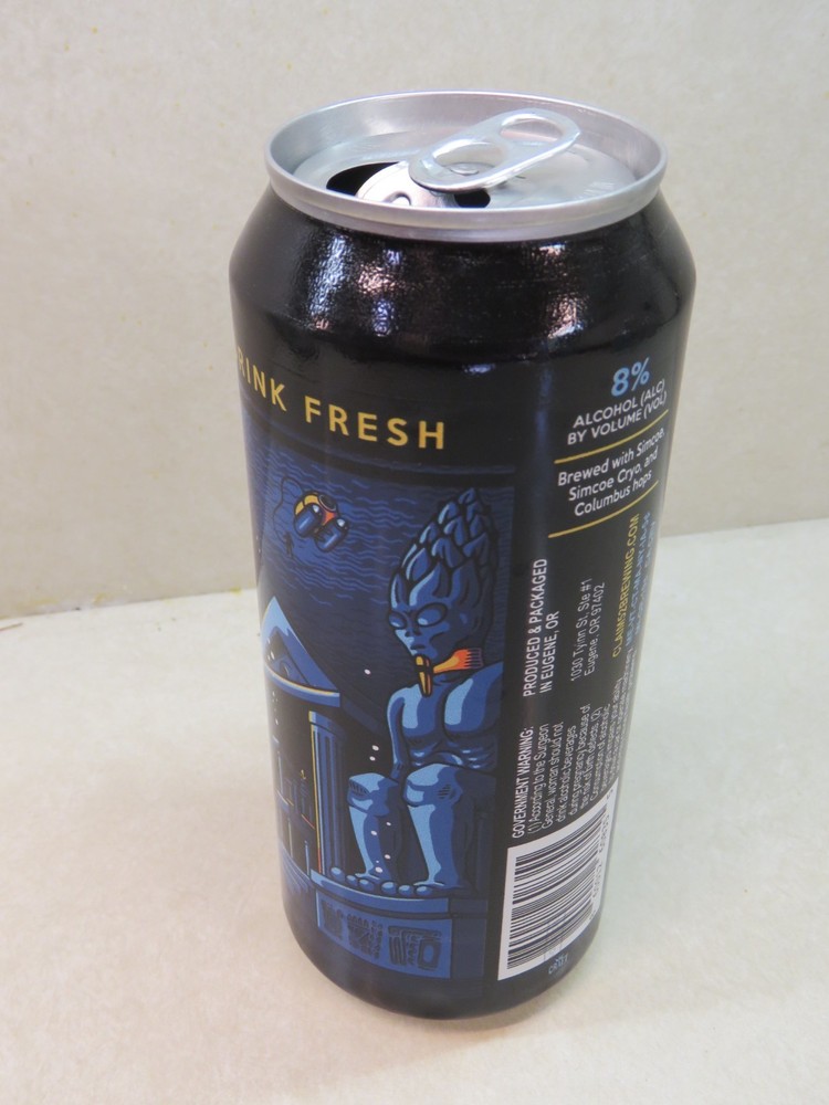 Craft Beer Empty Can ~ CLAIM 52 Brewing Danker Things IPA ~ Eugene, OR; Stranger