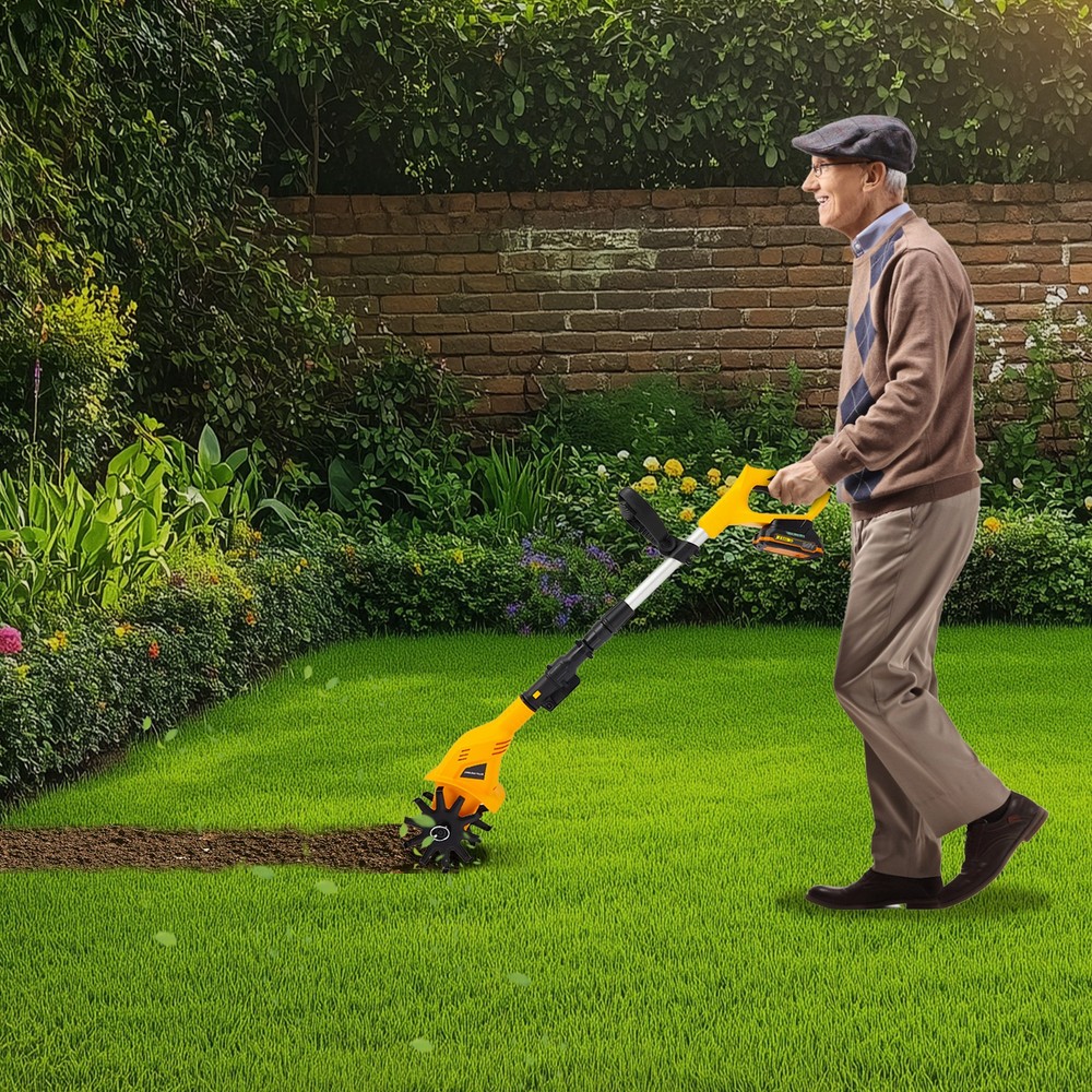 Battery Powered Tilling Machine, Handheld Electric Tilling machine, Cordless