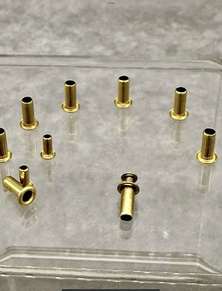 Rain Lamp Brass Replacement Rivets 20 Pairs