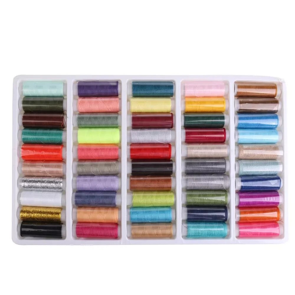 NEW 39 Spools Sewing Thread Polyester Assorted Colors 165 yards each Wholesale