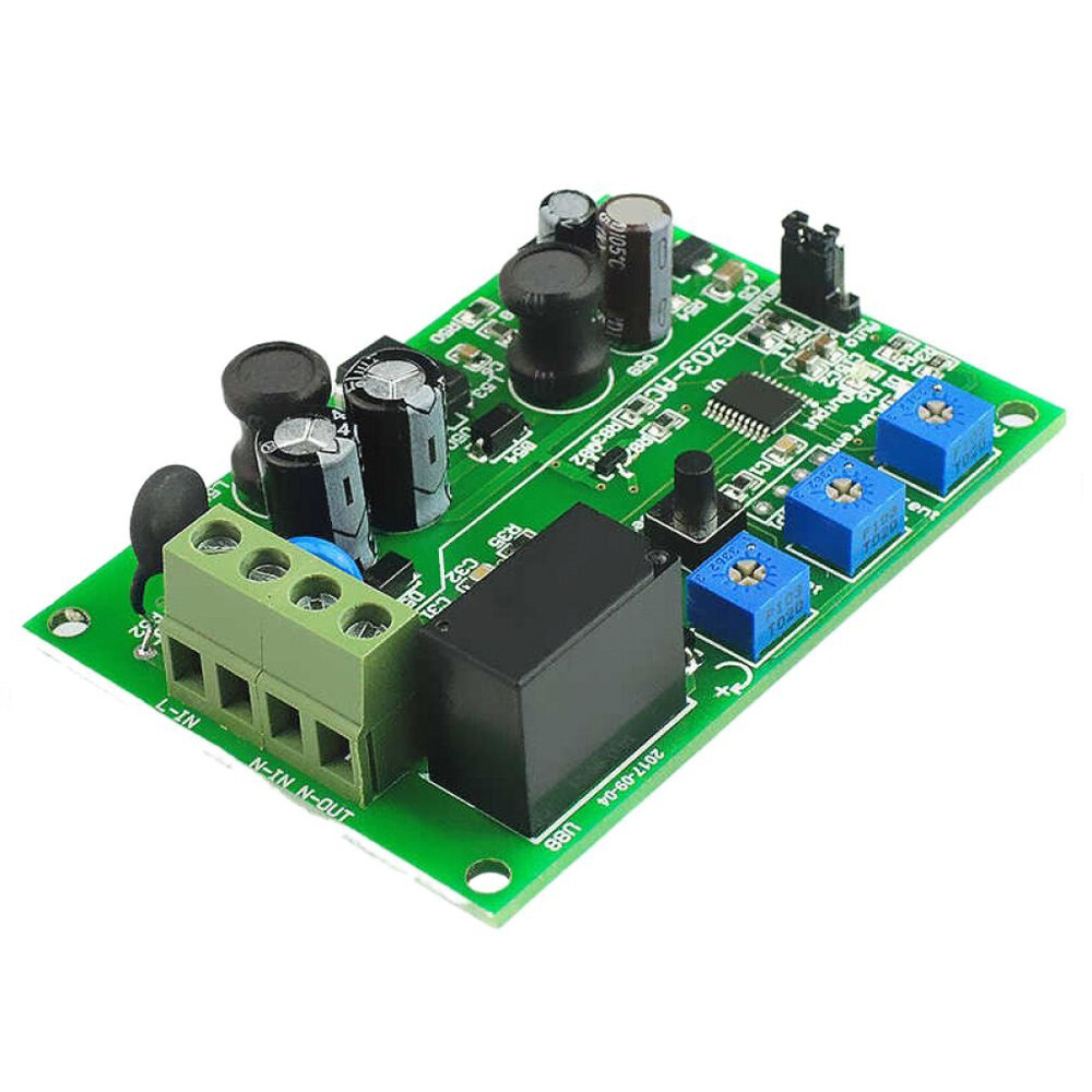 AC220V 10A Overcurrent Protector Lockturn Automatic Stop Protection Module