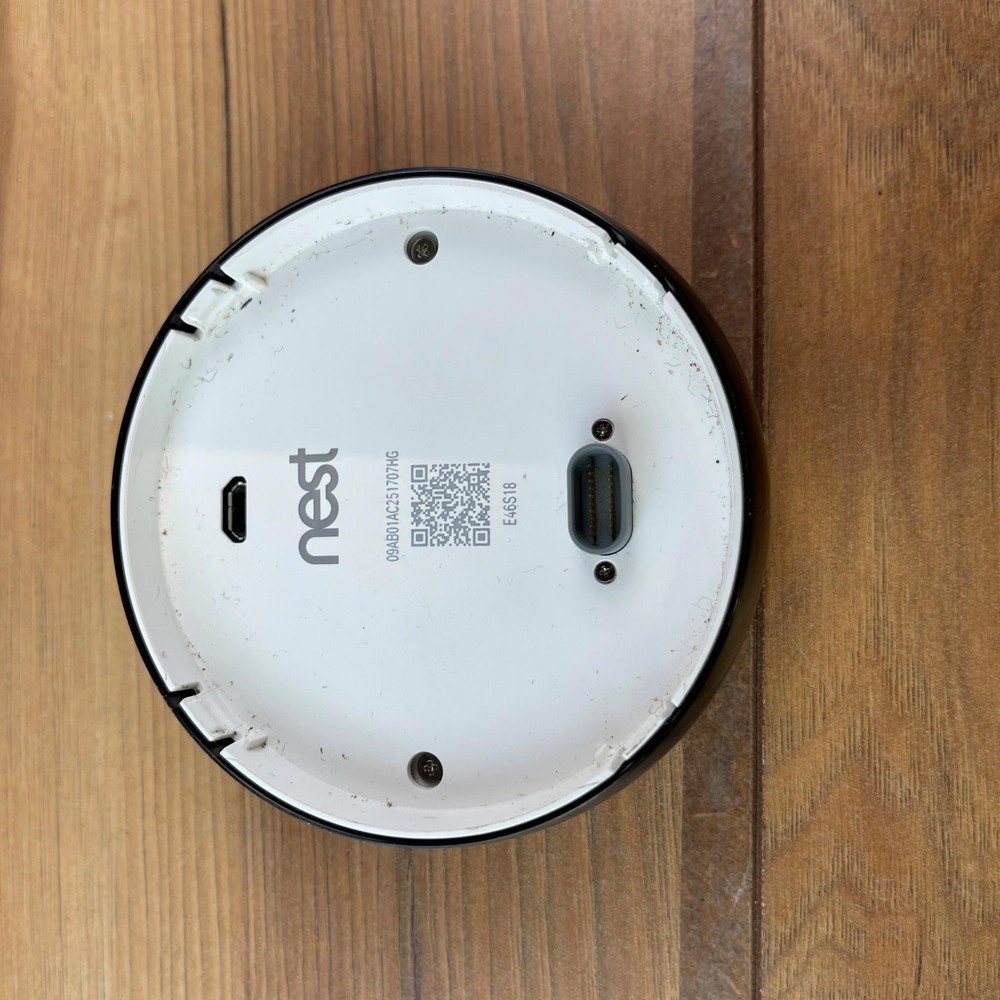 Google Nest Smart Learning Thermostat Black Wireless Programmable Alexa Enabled