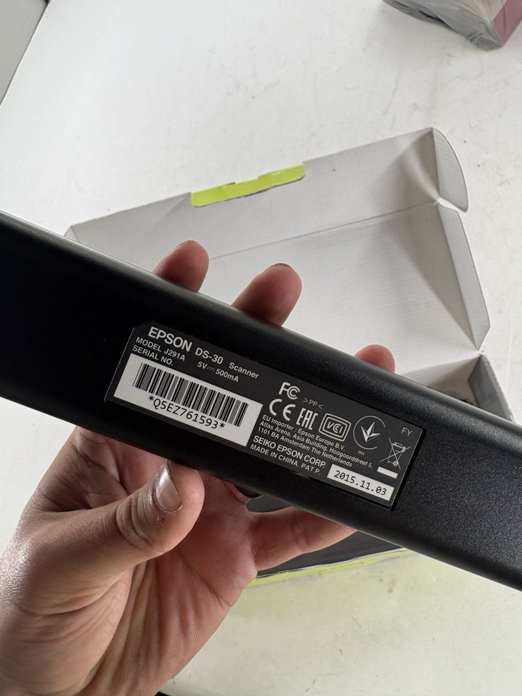 Epson WorkForce DS-30 Portable Color Document Scanner. Model# J291A