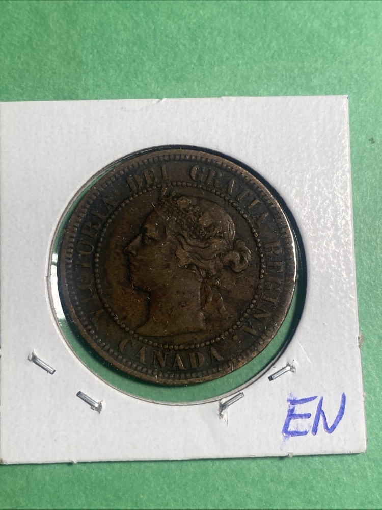 1886 Canada 1 Cent Fine