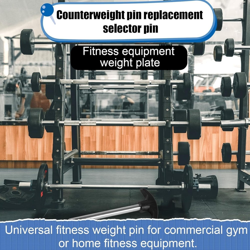 Weight Stack Pin Locking Space Universal Selector Loading Pin for Home Gym Ex...