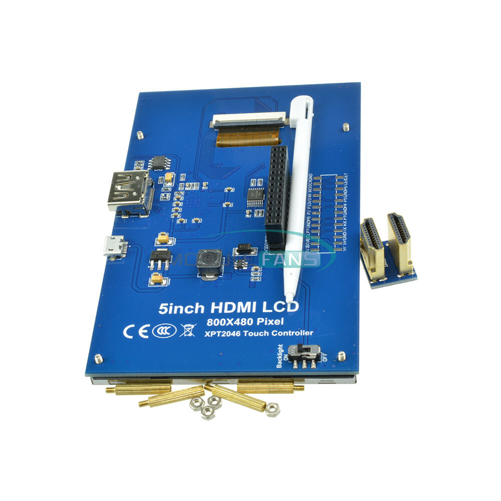 5"inch 800X480 HDMI Touch Screen TFT LCD Panel Shield Module For Raspberry Pi