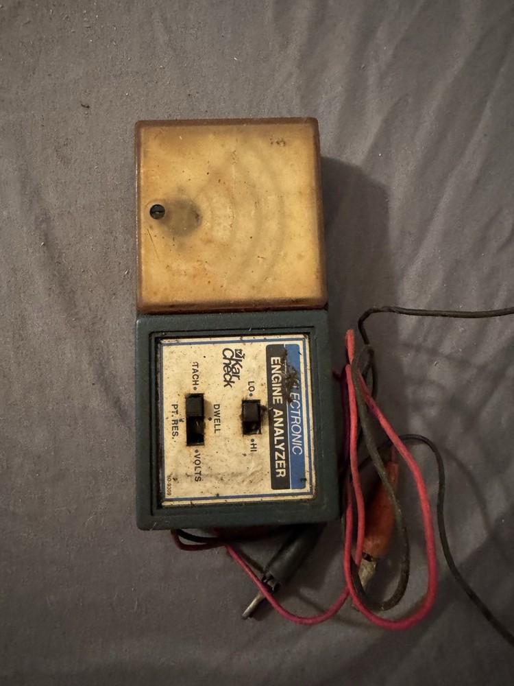 Vintage Kar Check Electronic Engine Analyzer Model 60-9309 - Untested/As-Is