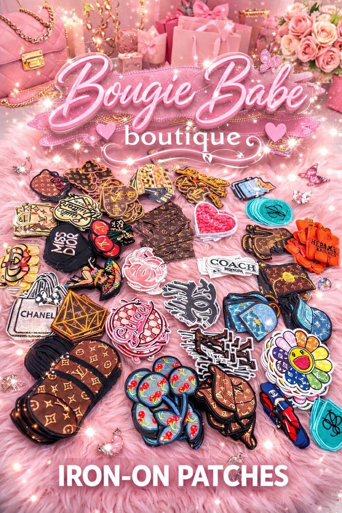 Iron-On Lux Patches 10 pk