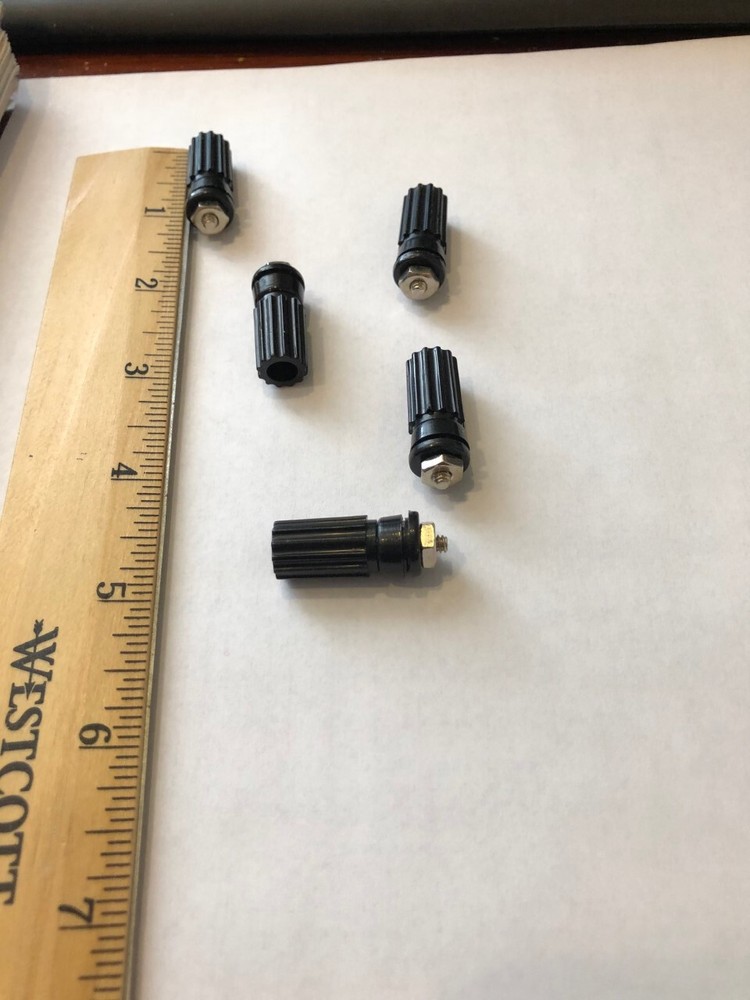 25 pack 91-130 black binding post connector