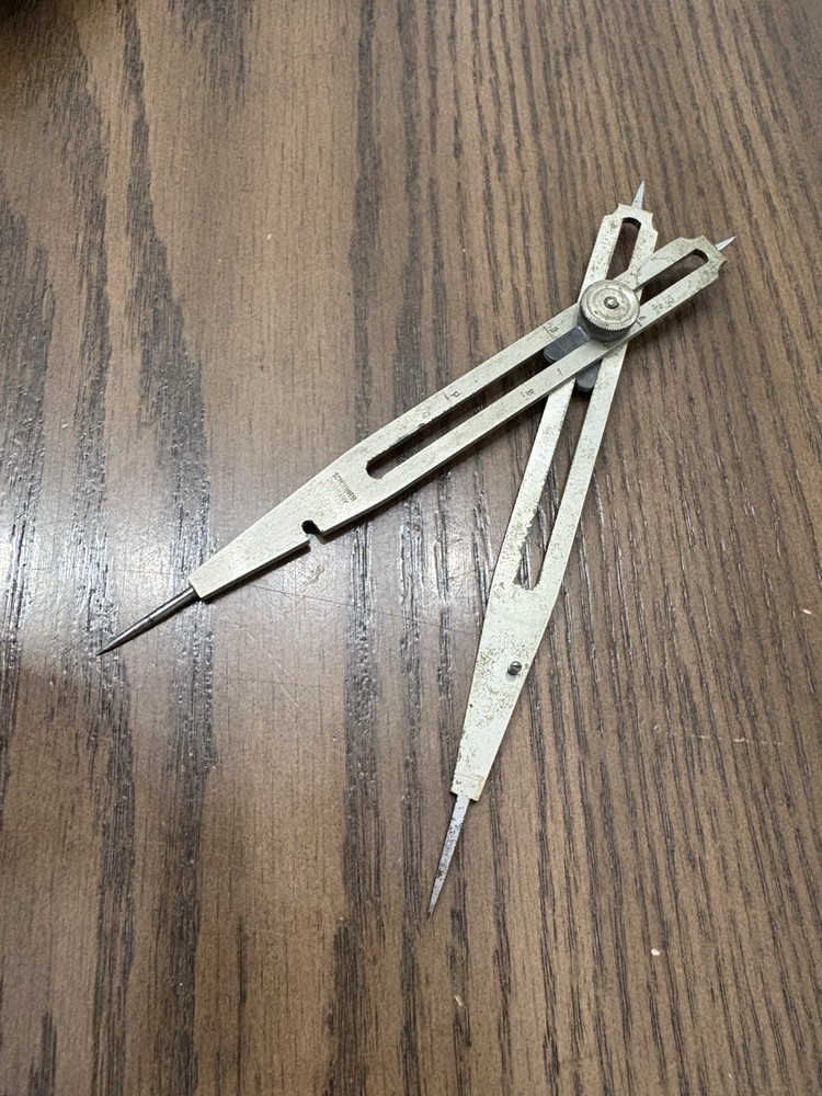 Vintage Schoenner Germany Engineer Drafting Protractor Instrument Model 1155