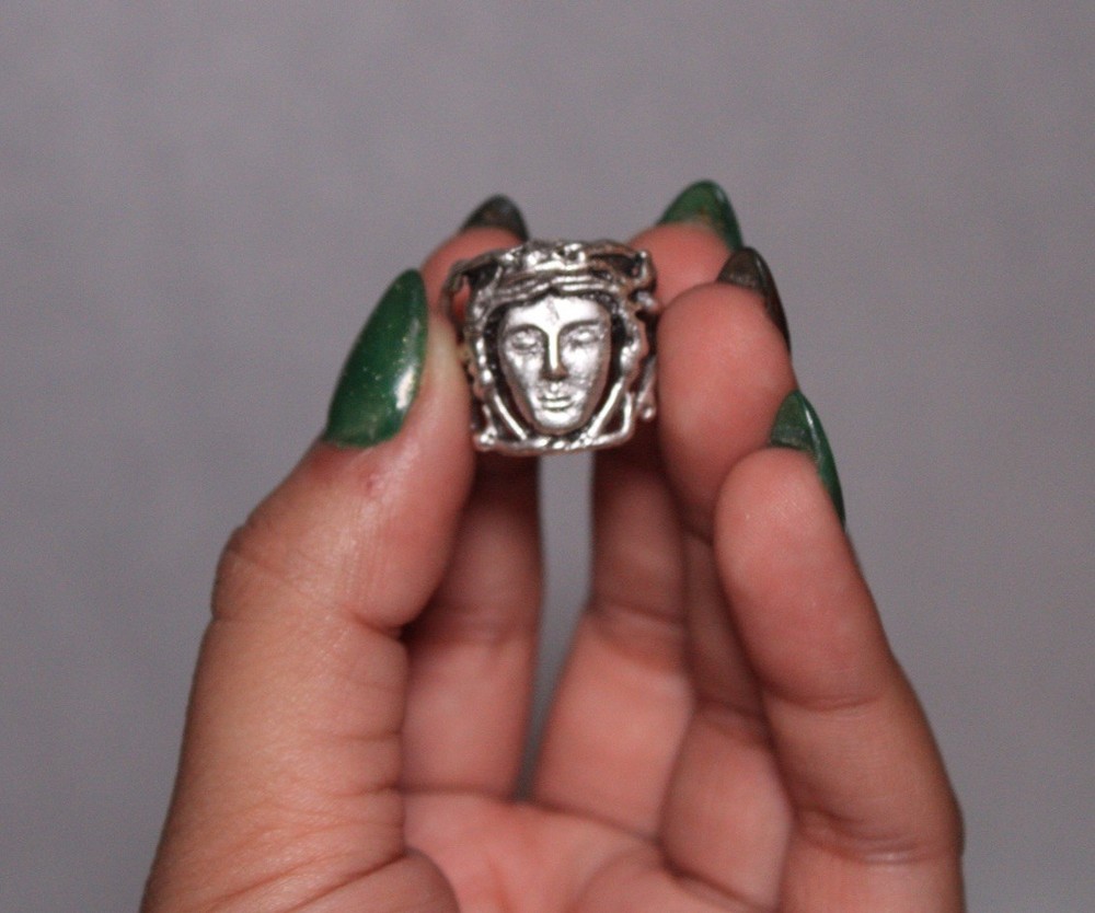 Classical Face Adjustable Silver Ring