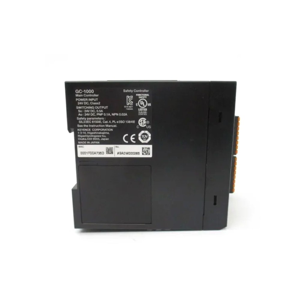 Keyence GC-1000 Industrial Safety Controller Ethernet LCD
