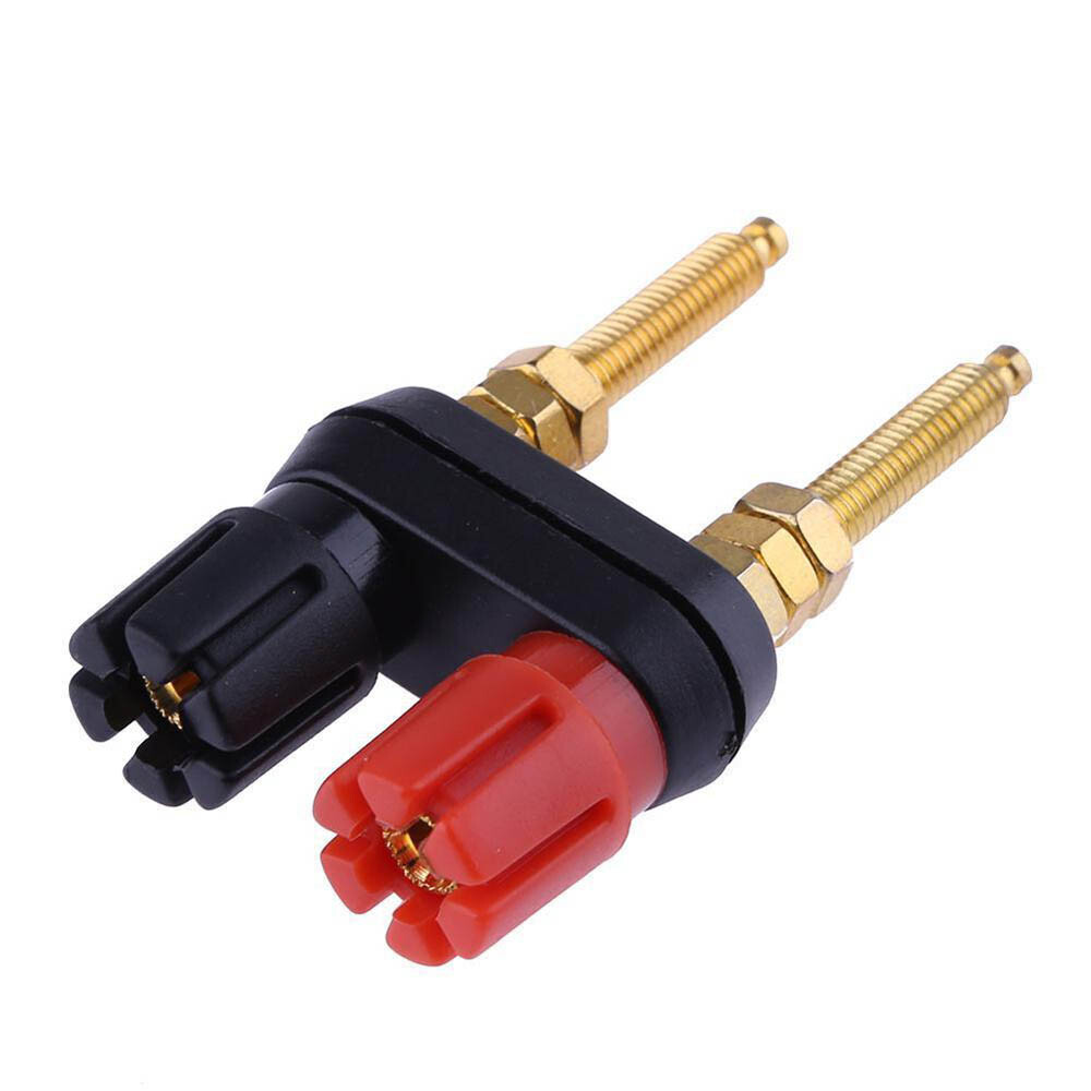 2/4/6/8/10PC Extended Speaker Banana Plug Binding Post Terminal Connector Socket