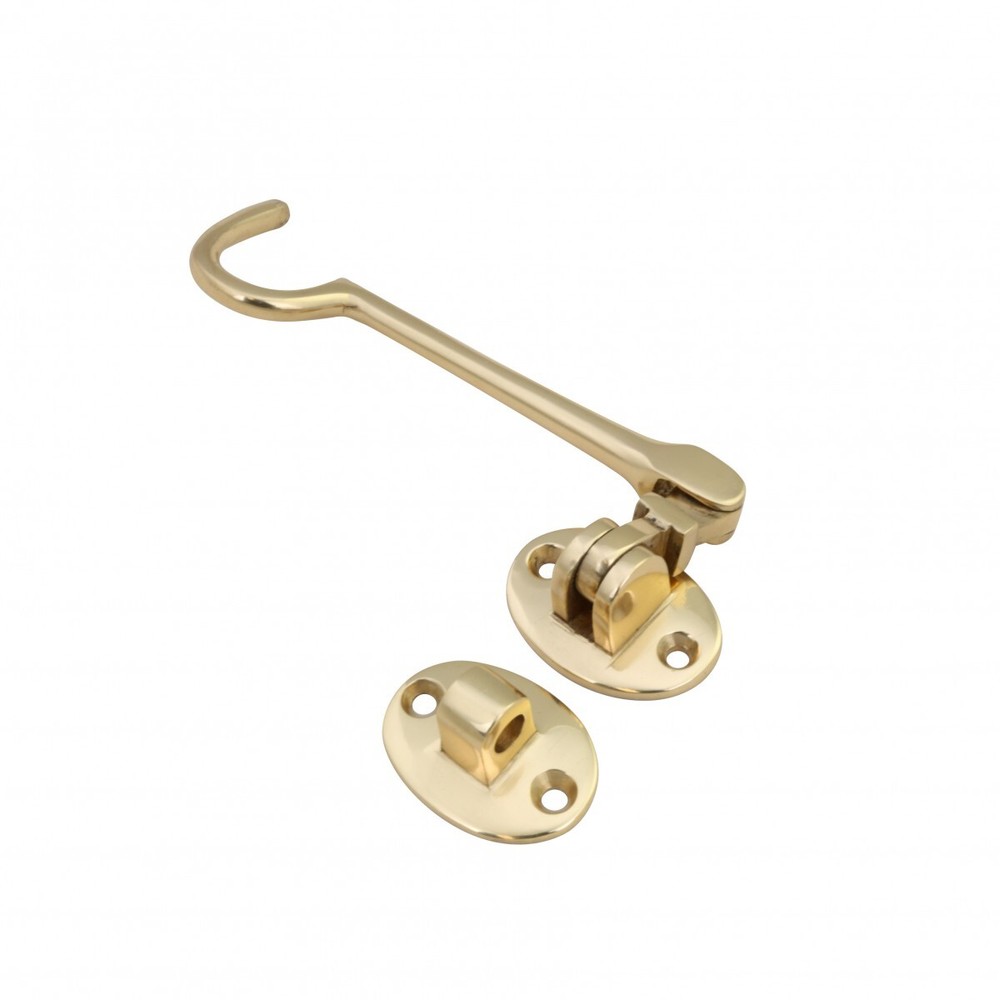Solid Brass Cabin Eye Hook Latch for Doors and Cabinet Renovators Supply