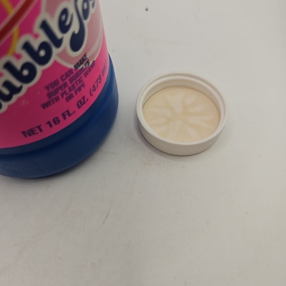 Two Vintage Bubble Joy Bubble Solution 16 Oz. Bottles W/ Plastic Wand Sealed