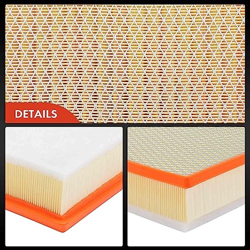 2-PC Engine & Cabin Air Filter with Activated Carbon Compatible with Toyota