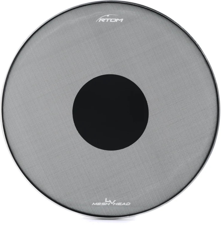 RTOM Low Volume Mesh Bass Drumhead - 22 inch