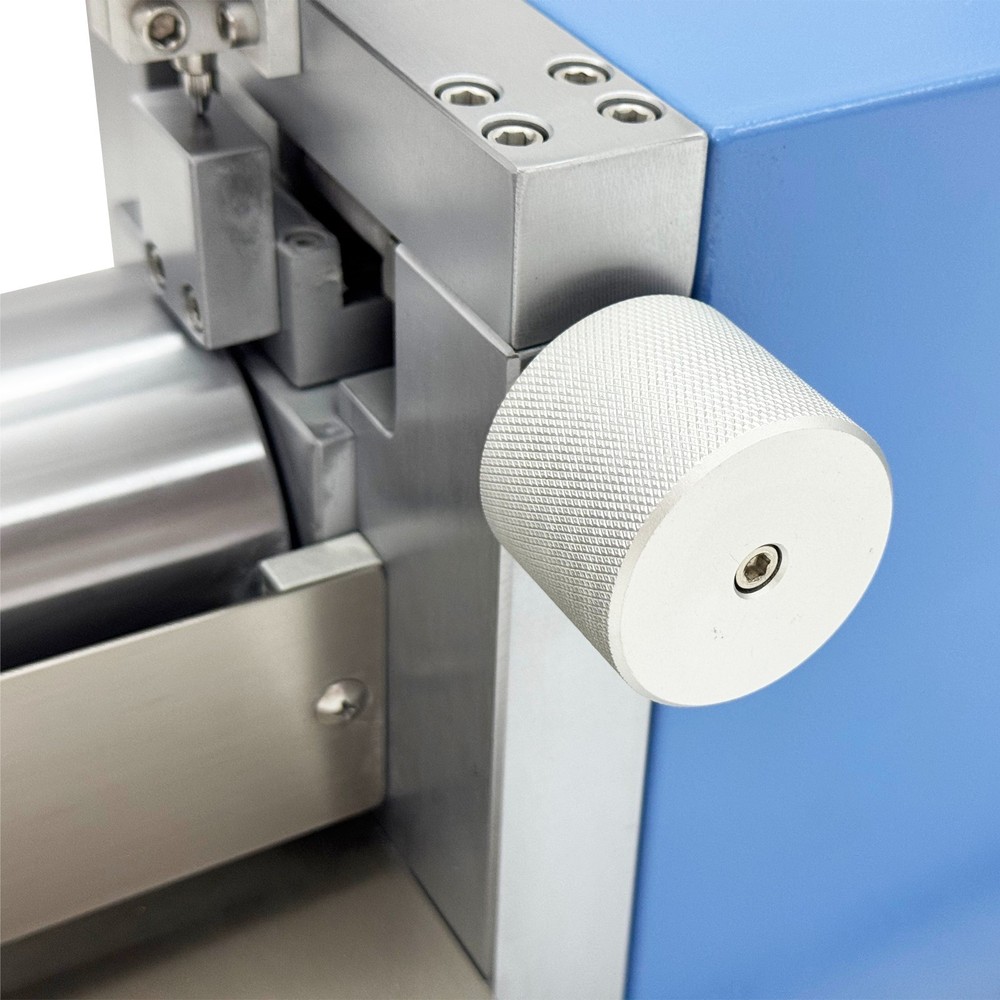 110V Lab Battery Electrode Sheet Roller Presser Φ97MM×200MM Calendering Machine