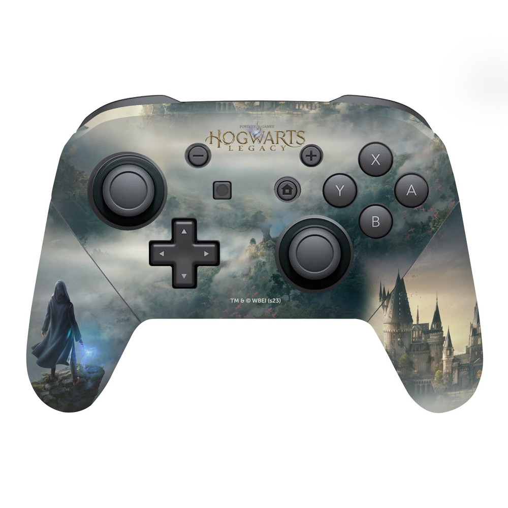 OFFICIAL HOGWARTS LEGACY GRAPHICS VINYL SKIN FOR NINTENDO SWITCH PRO CONTROLLER