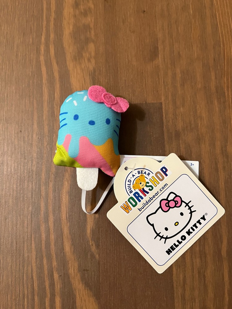 Hello Kitty Build-a-Bear Popsicle Wristlet NWT SOLD OUT