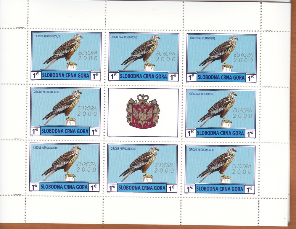 MONTENEGRO SHEET: EUROPE 2000.+26